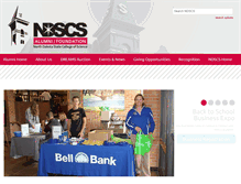 Tablet Screenshot of ndscsalumni.com